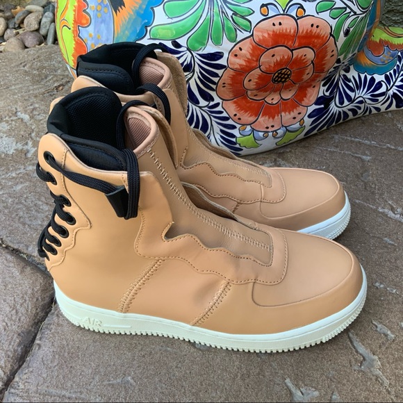 Nike AF1 Rebel XX AO1525-200 Tan Leather Sneaker - Picture 4 of 15